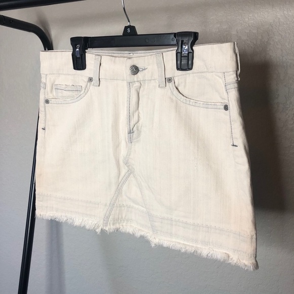 CITIZENS of Humanity by Jerome Dahan Destroyed Spike MohawkSkull Denim Skirt - Picture 5 of 13